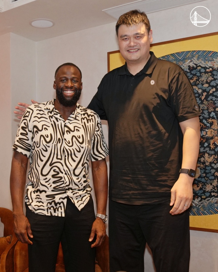 追梦：感谢姚明接待 他连接了中国和NBA 极大推动了篮球的全球化